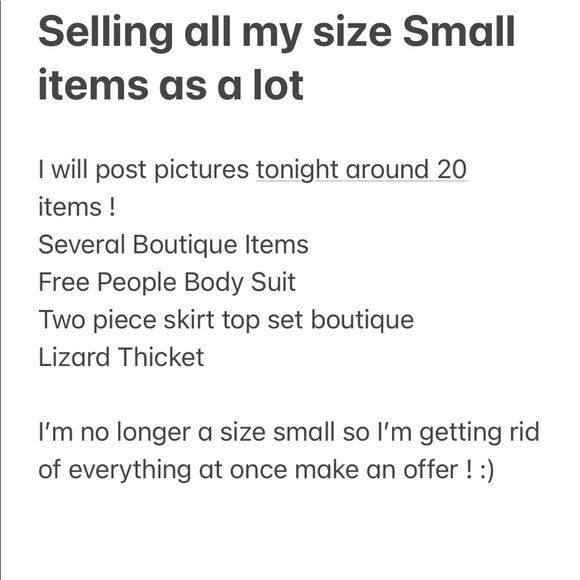 Lot of 15+ items including boutique and free people